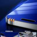 for iPhone 16 Blue Light Screen Protector Tempered Glass 6.1 Inch,HD Anti Blue Light Easy Installation