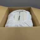 20 IN Carry On Luggage 22x14x9 Airline Approved - Front Pocket Hardside Travel Suitcase Unbreakable -with Cup Holder,Charging Port,Side Pothook, 360Spinner Wheels, TSA Lock-White