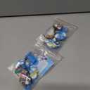 2 x 5Pcs 0.4in/10mm Diameter Cute Silicone Straw Covers Cap for Stanley Cup, Dust-Proof Drinking Straw Reusable Straw Tips Lids. (Jerry & Smurf Family)