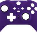 eXtremeRate Purple Soft Touch Grip Faceplate Cover, Front Housing Shell Case Replacement Kit for Xbox One Elite Series 2, Xbox Elite 2 Core Controller Model 1797 - Controller NOT Included