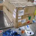 Rectangular Chandeliers 26-Lights Long Light for Entryway LED Dimmable Chandeliers Lighting Fixture Flat Sloped High Ceiling Pendant Lights Crystal for Living Room Foyer Hallway Staircase Black