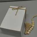 Decorative Books for Home Decor, Faux Books for Table Decor,Rustic Farmhouse Decor Books for Shelf Coffee Table Mantle Decor, Fake Books with Wood Beads String (I Still)