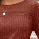 LILLUSORY Womens Long sleeve Sweaters Shirts Fall Tops (S)