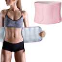 Waist Trainer for Women Lower Belly Fat Sweat Band for Stomach Weight Loss Sweat Waist Trainer for Women Working Out (Pink)