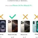 Brown Gingerbread Christmas Trees Case Compatible with iPhone 16 Pro Max, Cute Christmas Festival Case for iPhone 16 Pro Max