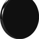 Optical Glass Spinning Top Base, Double Concave Crystal, Diameter 4.72"(120mm), Thicker 0.55"(14mm), Smoother Low Friction Helps Extend Spin Time, Impact-Resistant (L, Black)