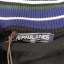 PJ PAUL JONES Men's Sweater Vests Slim Fit Twill Textured Full Zip Sleeveless Vests Casual Outwear (XX-Large, Black)