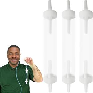 3pk Oxygen Tubing in-Line Water Trap with Removable End Caps