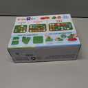 Logic Road Builder Games Toys: STEM Toys for 4 Year Old Kids, Montessori Board Game Brain Teaser Puzzles Preschool Learning Activities Educational Toy for Toddler Ages 3 5 6 7 8-12 Gifts(Green 32PCS)