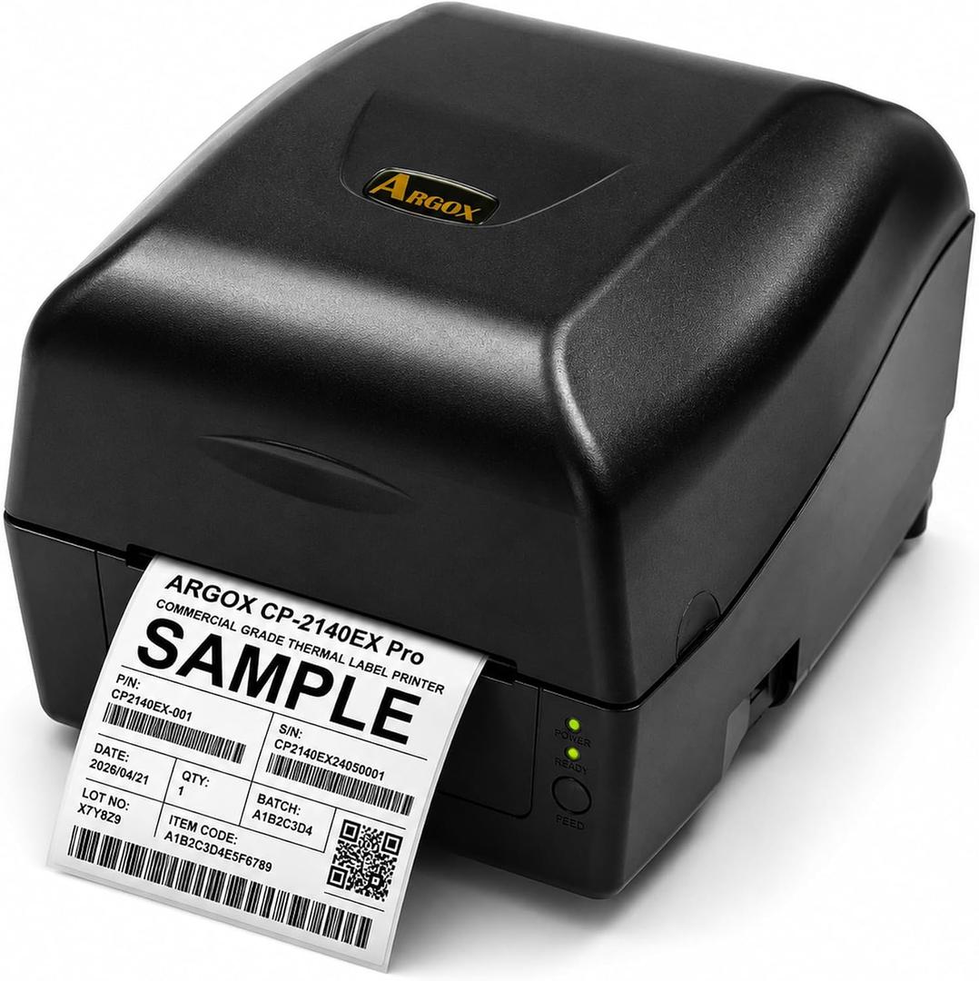 ARGOX CP-2140EX Pro 4-Inch Ethernet Thermal Transfer Barcode Label Printer