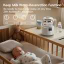 Instant Water Warmer, Baby Bottle Warmer with Faster Cooling Fan and LCD Display, Baby Milk Warmer, Electric Kettle with 6 Temperature Control Presets, Breastmilk Warmer, Boil Tea, Coffee