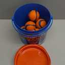 Chuckit! Ultra Ball Dog Toy with Chuckit! Cleaning Bucket, Bouncy Fetch Pet Toys For Dogs 20-60 lbs, Interactive Dog Toys, Durable Rubber, Size Medium, 2.5-inch Diameter, 8-Pack of Balls