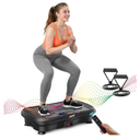 AXV Vibration Plate Fitness Platform Exercise Machine Vibrating Lymphatic Drainage Shaking Full Body Shaker Workout Vibrate Stand Shake Board Sport Gym for Weight Loss Fat Burner for Women Men