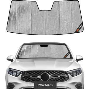 Pigenius Windshield Sun Shade for Mercedes-Benz GLC SUV 2023-2026 Front Window Sunshade - AstraGuard