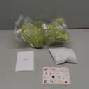 SQEQE Weighted Dinosaur Plush, Weighted Dinosaur Stuffed Animal, Dino Plushies Pillow Toy Gift for Kids Adults 13.8 Inch, 1.6 Lbs (Green)