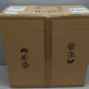 20" Boho Ceiling Fans with Lights, Fabric Fandelier Chandelier Ceiling Fan with Light Remote Control, Caged with 6 Speeds for Bedroom, Nursery(White)