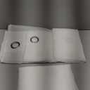 RYB HOME 2 Panels Outdoor Curtains for Patio - Linen Look Semi-Sheer Curtains for Patio Waterproof, Indoor Outdoor Drapes for Gazebo Pergola Balcony Pool Spa, Wide 54 x Long 84 (White)