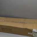 9-Light Modern Linear Chandelier, 43 Inch Black and Gold Globe Pendant Light with Dimmable LED & Adjustable Cord, Mid-Century Sputnik Chandeliers for Kitchen Island & Dining Room