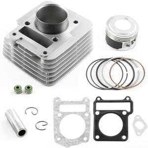 57mm 150cc Big Bore Cylinder Piston Ring Gasket Top End Rebuild Kit for Yamaha TTR125 TTR125E TTR125L TTR125LE 2002-2005