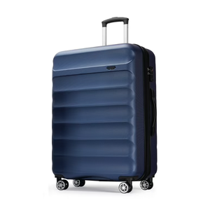 GinzaTravel, PP material 28inch expandable suitcase with Double Spinner Wheels， Suitcase with TSA Lock，Lightweight Large Luggage for Family Travel，Royal Blue color