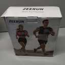 Zeerun Weighted Vest for Women & Men with Reflective Stripe and Adjustable Buckle, Comfortable & Durable Rucking Vest for Walking, Running & Strength Training (18 lb, Black)