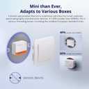 SONOFF MINIR4 10A Smart WiFi Extreme Wireless Light Switch,Universal DIY Module for Smart Home Automation Solution, Compatible with Alexa & Google Home