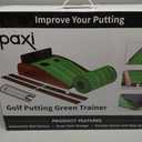 Golf Putting Mat with Ball Return - Putting Green Indoor Featuring 9ft Non-Slip Velvet Surface for Indoor & Outdoor - Smooth, Skip-Free Walnut Ball Return System - Golf Practice Mat for Backyard