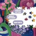 TAOZI&LIZHI Puzzles for Adults 1000 Pieces, Flower in Vase Jigsaw Puzzles for Challenging Family Home Decor Gifts DIY Puzzle Colorful Art - 20 x 27 Inches