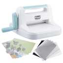 Manual Die Cutting Machine,6 inch Embossing Machine for Card Making Crafting (6 inch Blue)