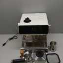 Espresso Machine with Grinder, 20 Bar Professional Espresso Maker with 19 Grind Sizes, Coffee Machine with Milk Frother, 2.8L Removable Water Tank for Latte & Cappuccino (Ivory Beige)