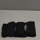 Doctor's Select 3 Pairs Plus Size Compression Socks Wide Calf - Up to 6XL | 20-30 mmHg Compression Socks for Women Wide Calf | Black (XX-Large)