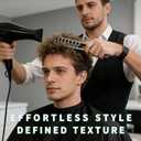 2 x 2PCS Texture Comb, Wide Tooth Styling Comb, Roots Volume Tool, Men Pompadour Hairstyling Combs, Bangs Seam Grooming Accessory for Woman, for Barber Hairdressing Hair Pick Combs