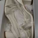 Shoe'N Tale Strappy Heels for Women Square Toe Chunky Block Heels Ankle Buckle Heeled Sandals 9