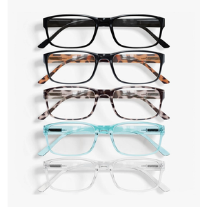 Gaoye Professional Reading Glasses for All Day - Computer Readers with Blue Light Protection - Value Pack +2.0
