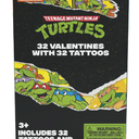 Paper Magic Valentine's Exchange Cards TMNT Tattoos