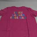 In My Cancer Free Era T-Shirt Graphic Grandmother Tee Casual Mothers Day V Neck Tops Pink XXL