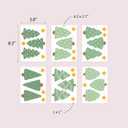 Merry Little Christmas Wall Decals & Stickers | Reusable, Removable Holiday Wall Decor for Living Room, Bedroom & Nursery | Seasonal Self-Adhesive Decorations