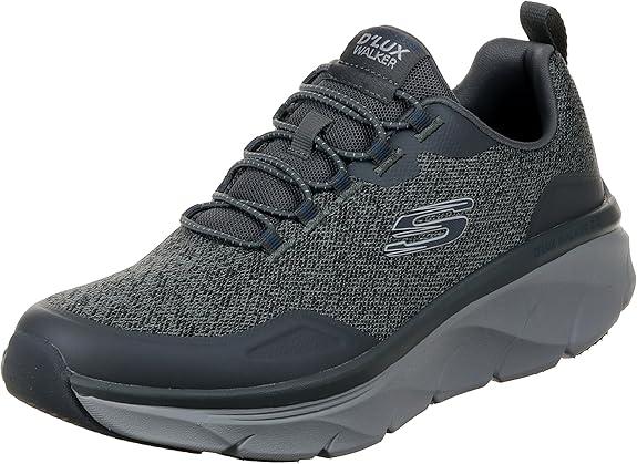  Skechers Men's D'lux Walker 2.0 Steadyway Sneaker, Grey 11