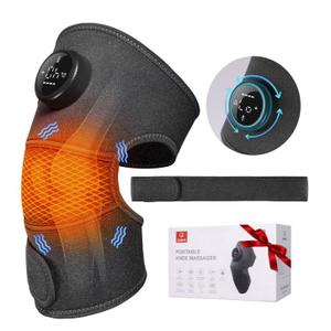 GOBOK 8 Modes Knee Massager with Heat20 Intensities Cordless Knee Brace forArthritis Pain Relief, Muscle Relaxation& Joint Support ldeal for Knee,Shoulder, Elbow  Gifts ldea