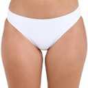 La Blanca Bikini Bottoms for Women Island Goddess Solid Hipster Swimsuit Bottom Size 8