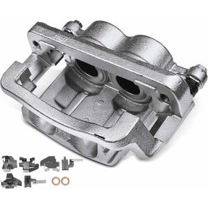 A-Premium Front Right Passenger Disc Brake Caliper with Bracket | Compatible with Ford Models - F-350 Super Duty/F-450 Super Duty 2011-2012, Corrosion-resistant, Direct-fit