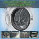 WH08X10058 Washer Door Gasket Seal Bellow Fit for G.E Front Load Washer GFWH2405L0BB GFWH2405L0MG GFWH2405L0MS GFWH2405L0MV GFWH3400L0WW GFWH3405L0BB GFWH3405L0MG GFWH3405L0MS GFWH3405L0MV