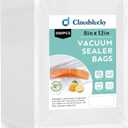 Vacuum Sealer Bags for Food Quart 8"x12" 200 Pcs Seal a Meal Bag, Food Saver Bags Sous Vide Bags Pre-cut Thick BPA-Free Textured Heavy Duty Vacuum Seal, Meat Cheese Dry Goods