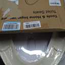 Toilet Seat Elongated Almond, 18.5 x 14.2 Inch, Slow Close, Bottom-Mount Design, Fits 2 - Piece Toilets, Durable & Easy to Install, PP Material Safe and Durable