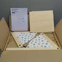 Tiny Land Wooden Baby Walker, Adjustable Speed Baby Push Walker for Boys and Girls, Montessori Activity Center Push Toy for Kids Development (Morandi)