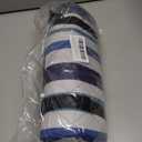 Oversize Picnic Blankets with Foldable,MEIRILE Waterproof Blanket Made of PEVA for Camping,Park, Beach,Grass,Outdoor(60"*80") (Blue-White, 60"X80")