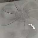 20 Inch Gold Caged Ceiling Fan with Light, Flower Chandelier Ceiling Fan with Lights Remote Control, Frower Crystal Fandelier 6 Speeds for Girl's Bedroom, Living Room