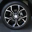 4PCS Wheel Center Caps for Mitsubishi Eclipse Spyder Pajero Sport Endeavor, 60mm/2.36" Car Wheel Hub Caps ABS Rim Center Hub Cover (Silver)