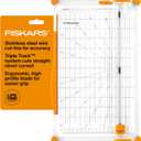 Fiskars Precision Paper Trimmer, Easy and Accurate Crafting Tool, Cuts Straight for Crafts, Cards, and More