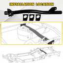 Rear Fuel Tank Support Crossmember Compatible with 2007-2014 Chevy Silverado 1500 & GMC Sierra 1500 Accessories.